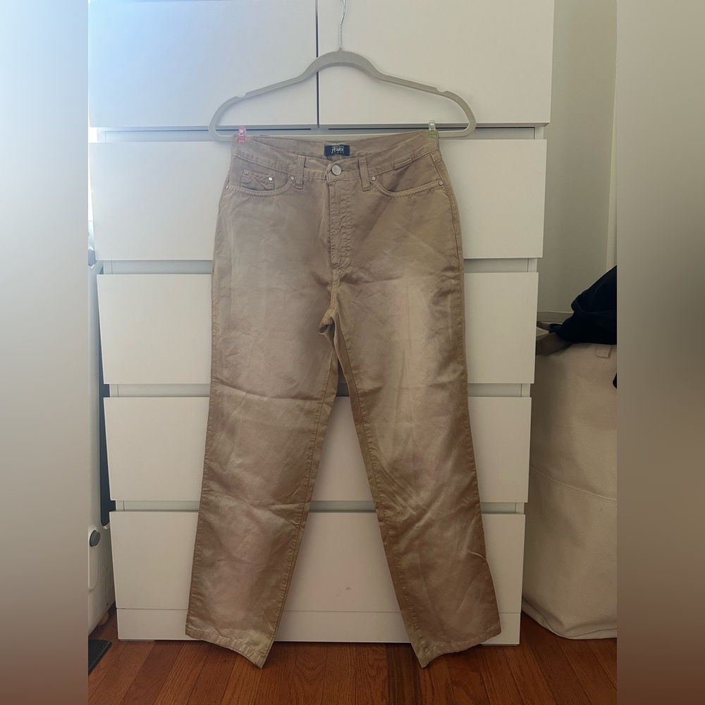 Gianfranco Ferre Gold Straight-Leg Pants